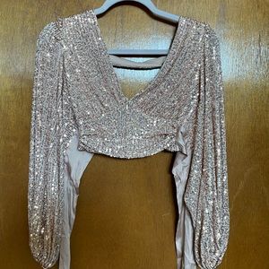 Windsor Sparkle Long Sleeve Top